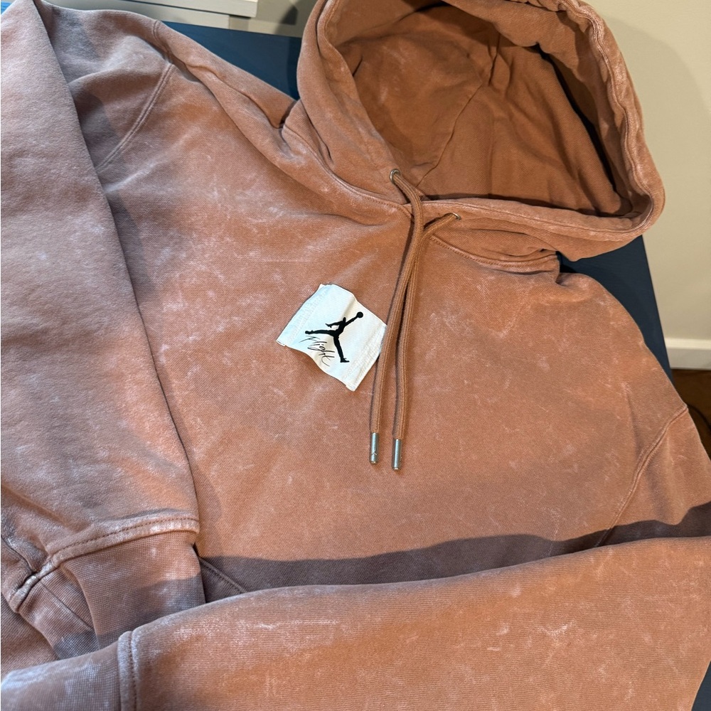 Jordan Flight Hoodie, Mineral Clay + White, Men’s Small
